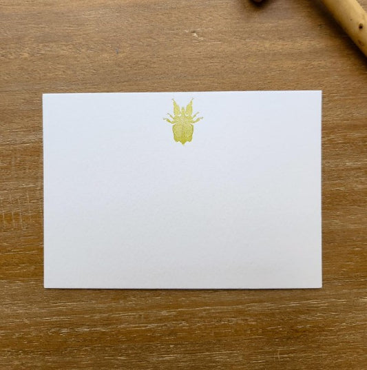 Leaf Bug Letterpress Notecards