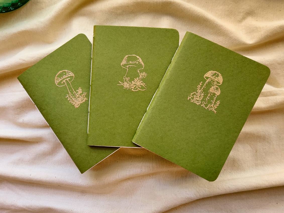 01 Mushroom Pocket Notebooks